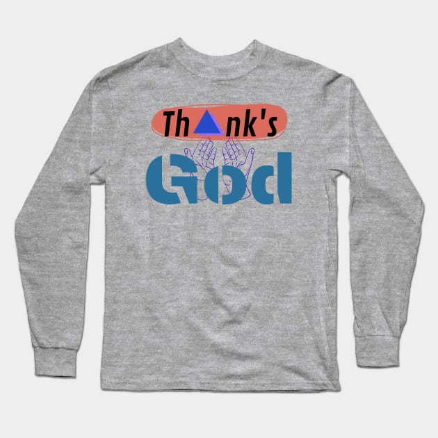 Thanks god Long Sleeve T-Shirt by Saemutta